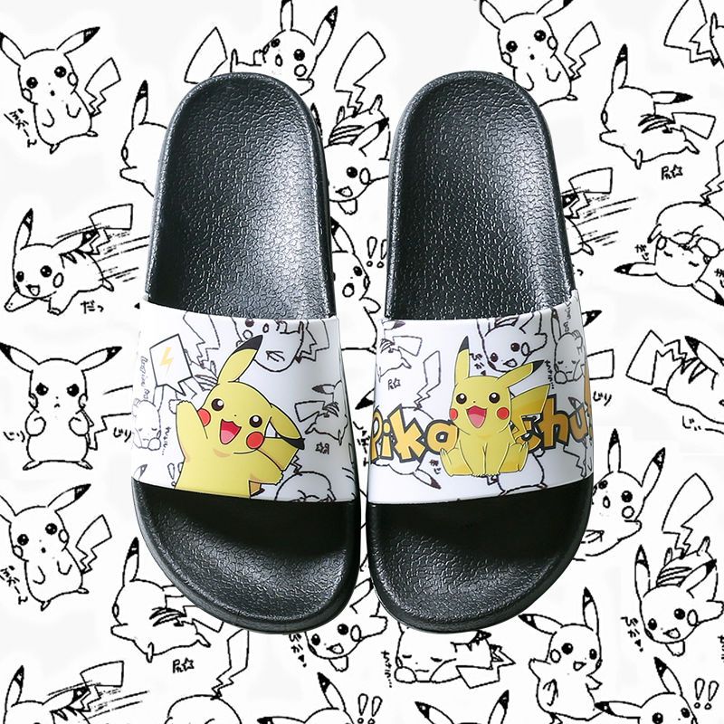 Cosplay Korean Anime - Sandal Musim Panas Pasangan Anime Pikachu