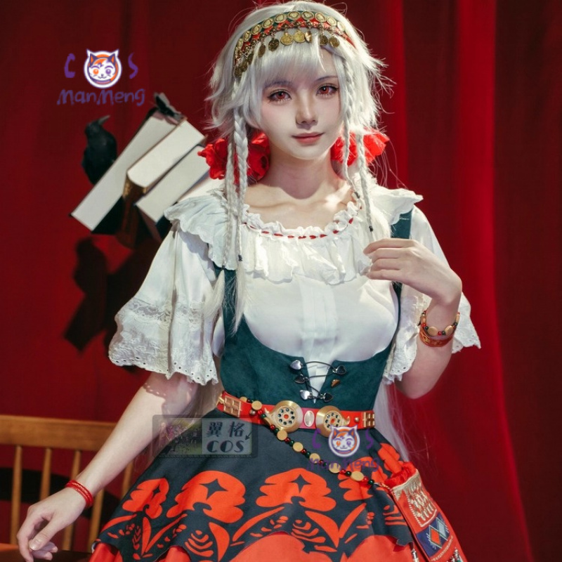 Anime Cosplay Maid - Kostum Cosplay Game Rubuska 1999, Gaun