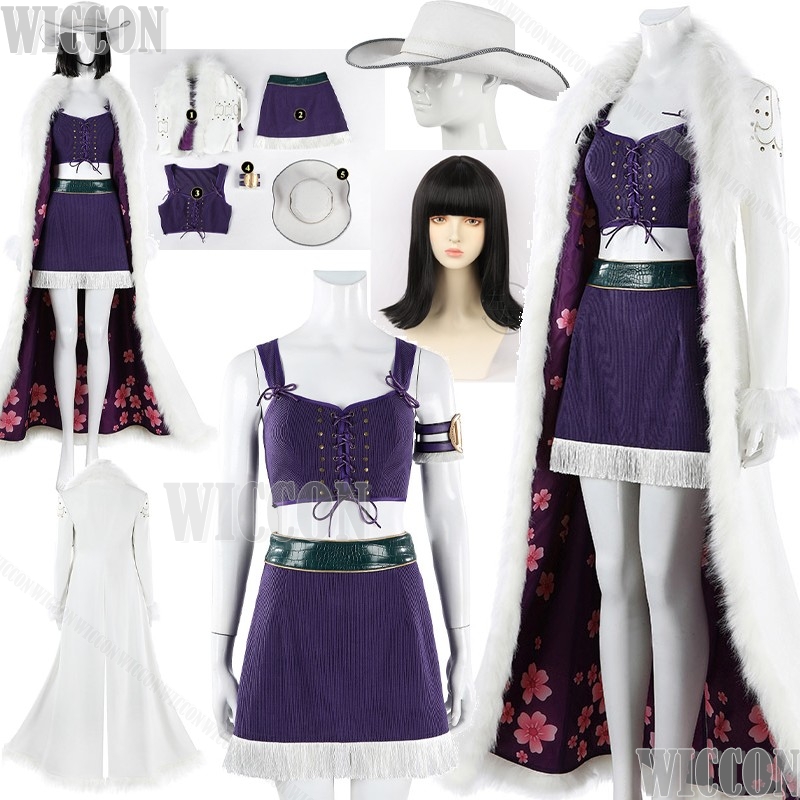 Cosplay Anime Black Hair - Kostum Cosplay Nico Anime Movie Robin