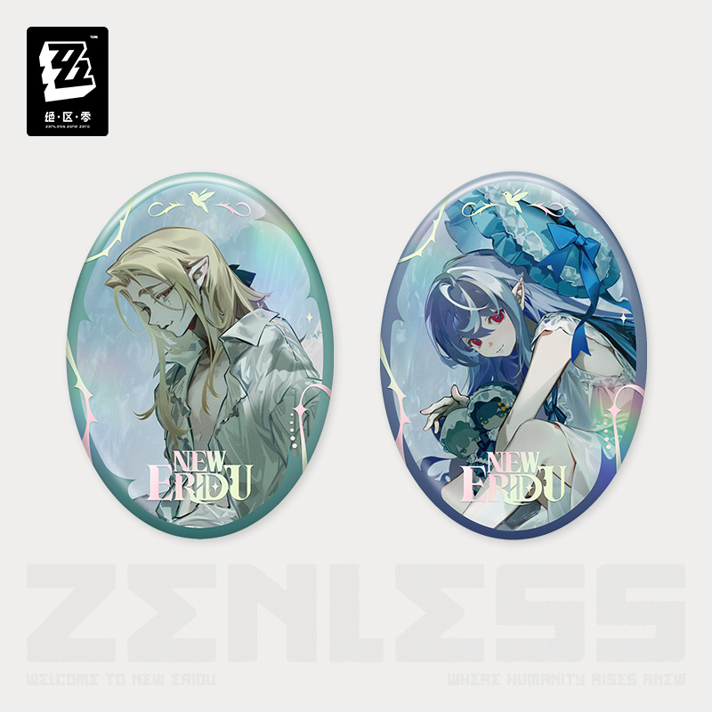 Anime Cosplay Zzz - Lencana Resmi Hugo Vivian Bros Pin