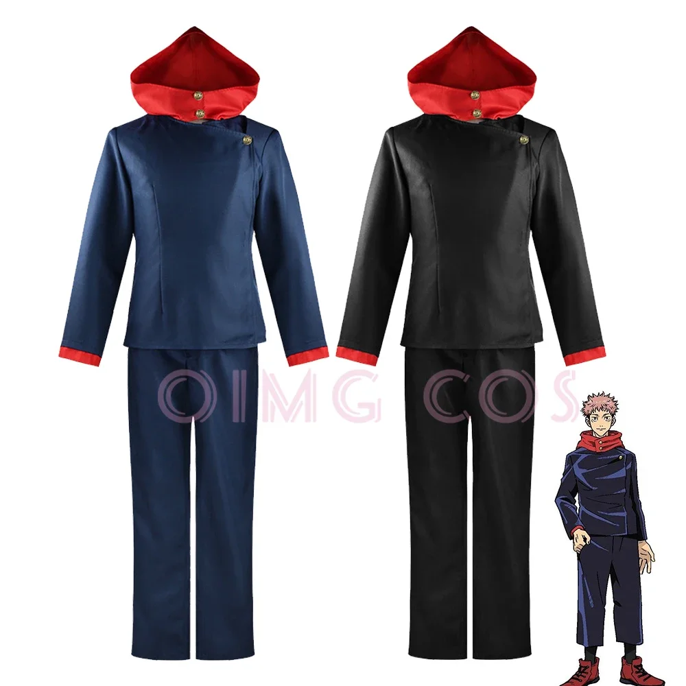 Anime Cosplay Jujutsu - Kostum Cosplay Itadori Yuji Anime Seragam