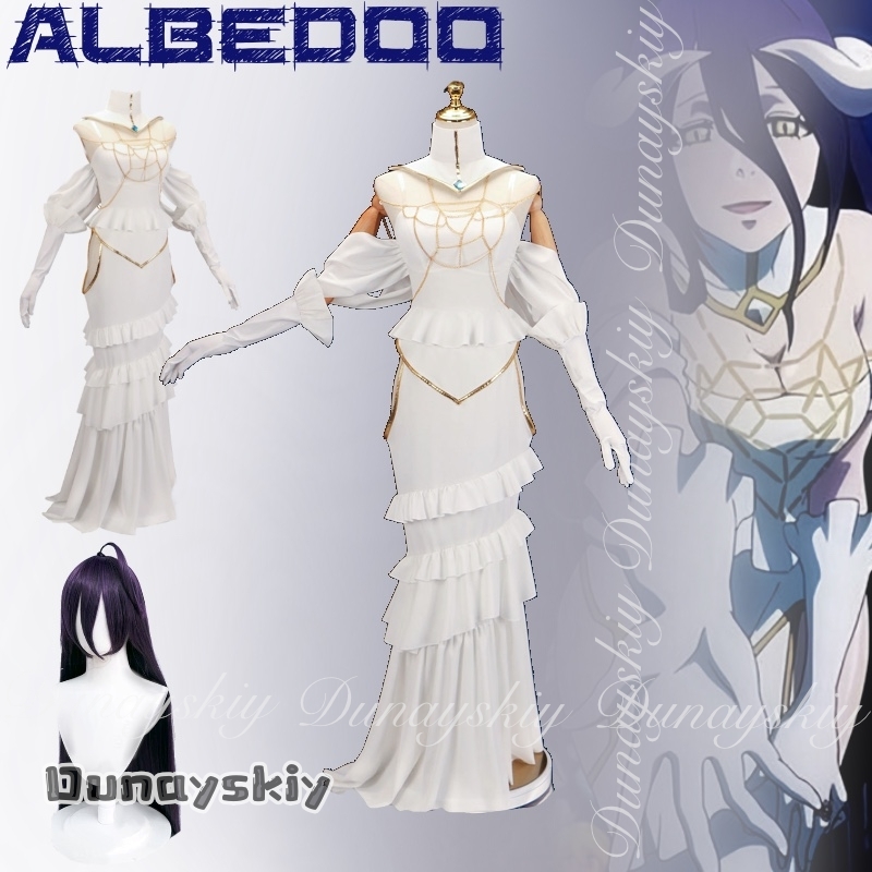 Anime Cosplay Albedo - {Dunayskiy States}Kostum Cosplay Anime Albedo Ketat