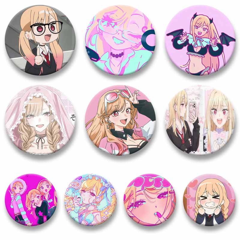Anime Cosplay Idea - Figur Anime Lucu Kitagawa M-Marin Pin