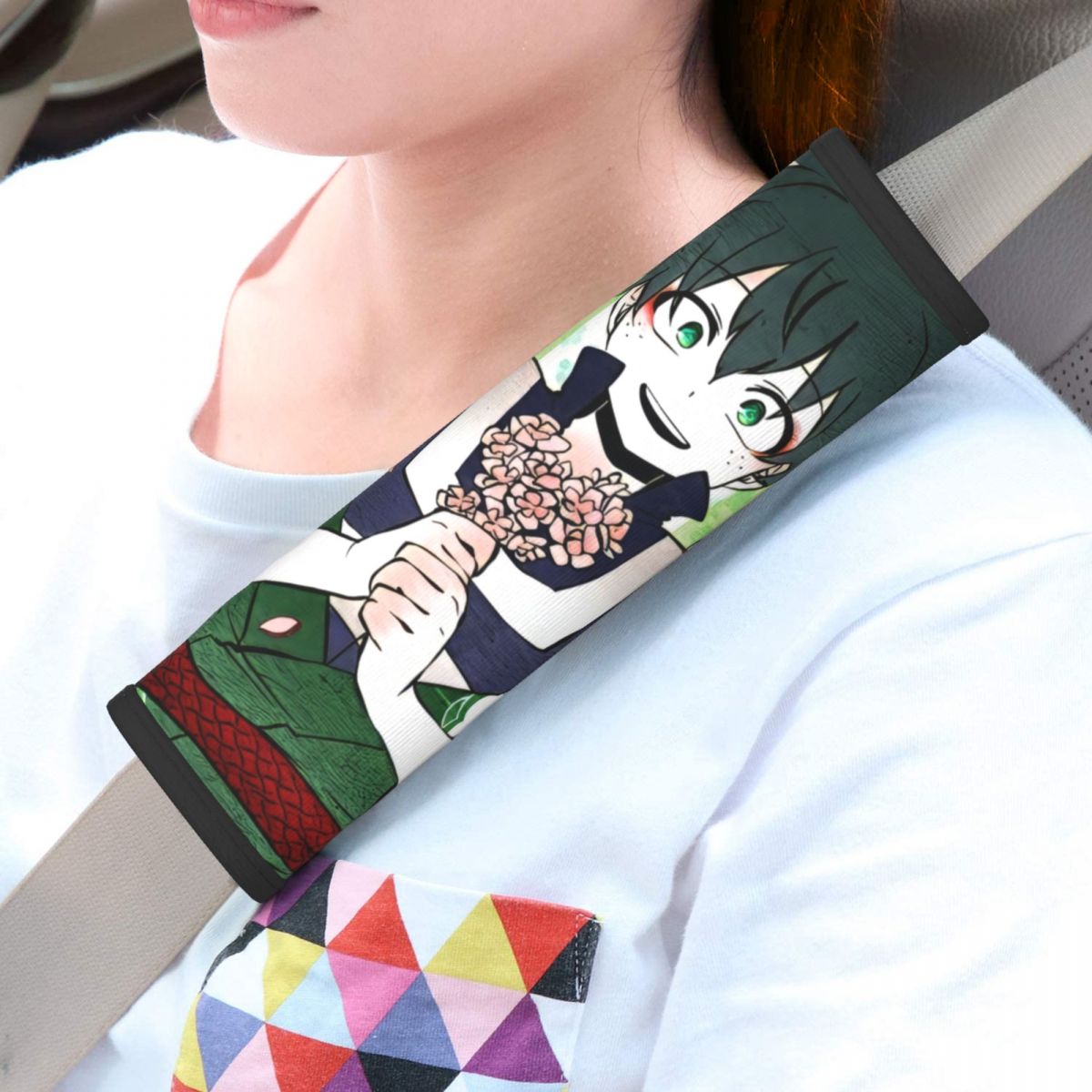 My Hero Academia Belt - Pelindung Sabuk Pengaman Mobil Bertema Anime