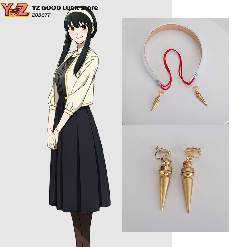 Anime Cosplay Yor Forger - Aksesoris Cosplay Anime Yor Forger Black