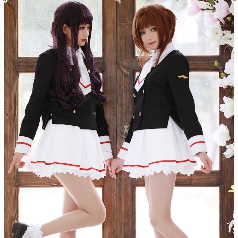Seragam Sekolah Cosplay Sakura - Anime Cosplay Easy ulasan dan harga