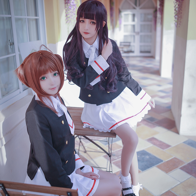 Seragam Sekolah Cosplay Sakura - Anime Cosplay Easy ulasan dan harga