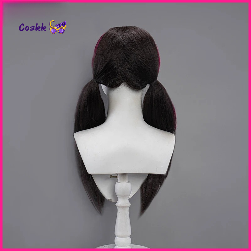 Wig Cosplay Draculauraa Rambut - Cosplay Anime Black Hair ulasan dan harga