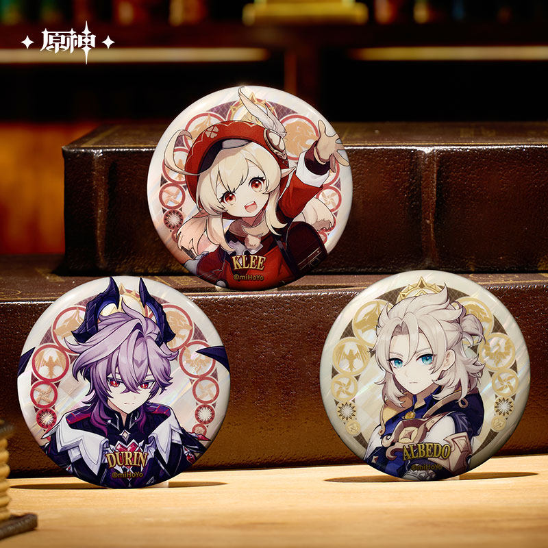 Lencana Bros Original Durin Al - Anime Cosplay Albedo ulasan dan harga