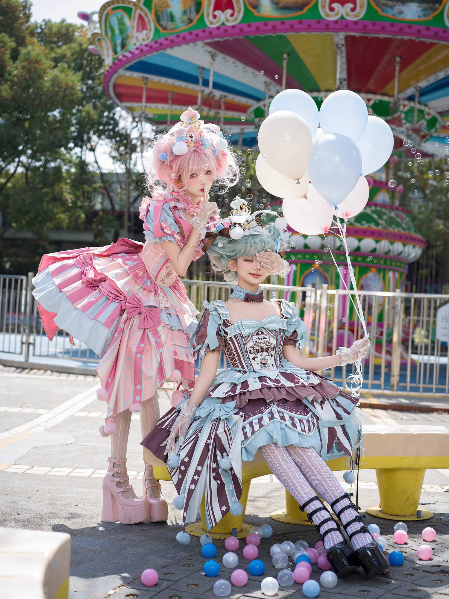 Rok Lolita Pembuka Karnaval Fi - Anime Cosplay Lolita ulasan dan harga