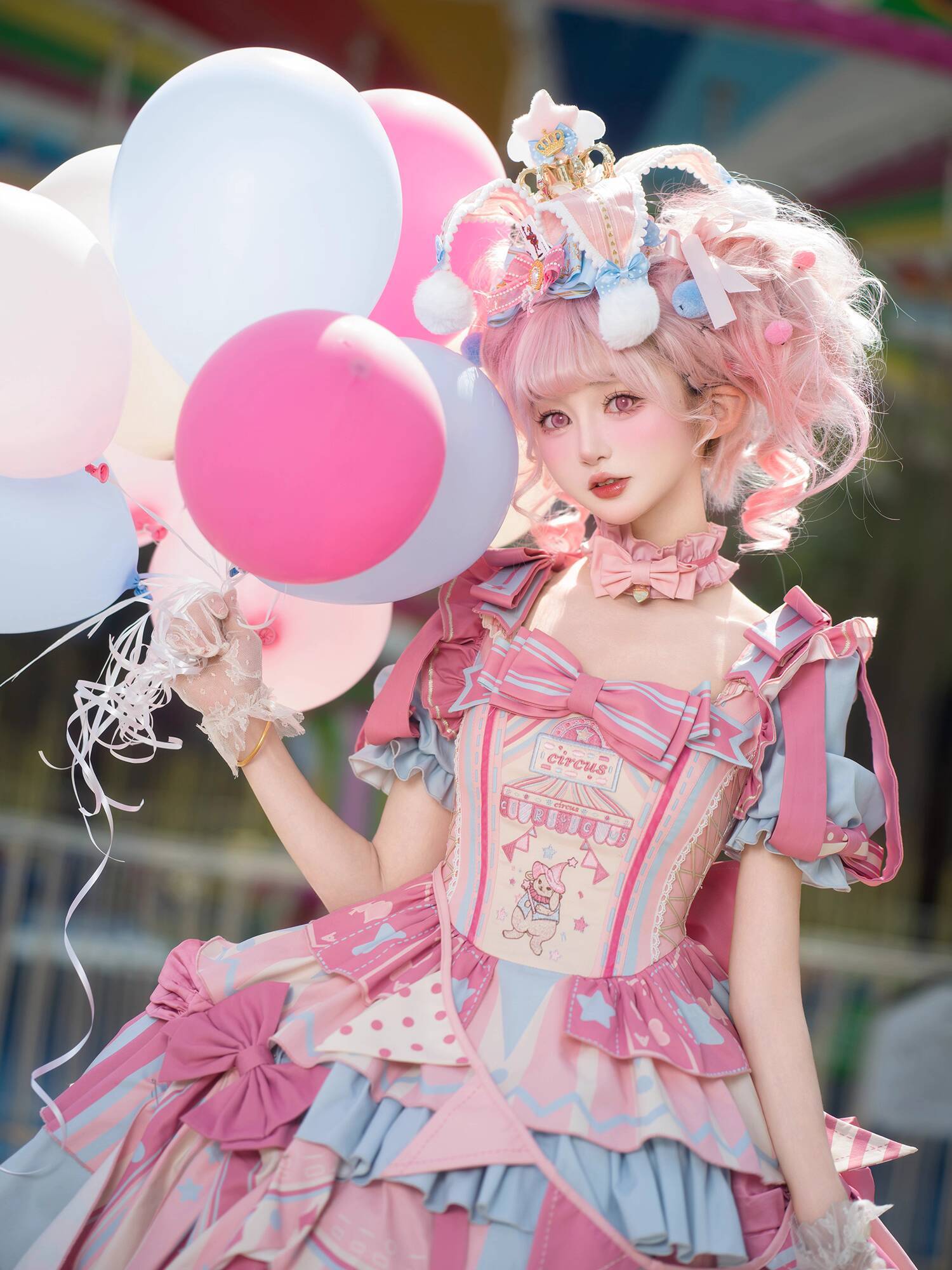 Rok Lolita Pembuka Karnaval Fi - Anime Cosplay Lolita ulasan dan harga