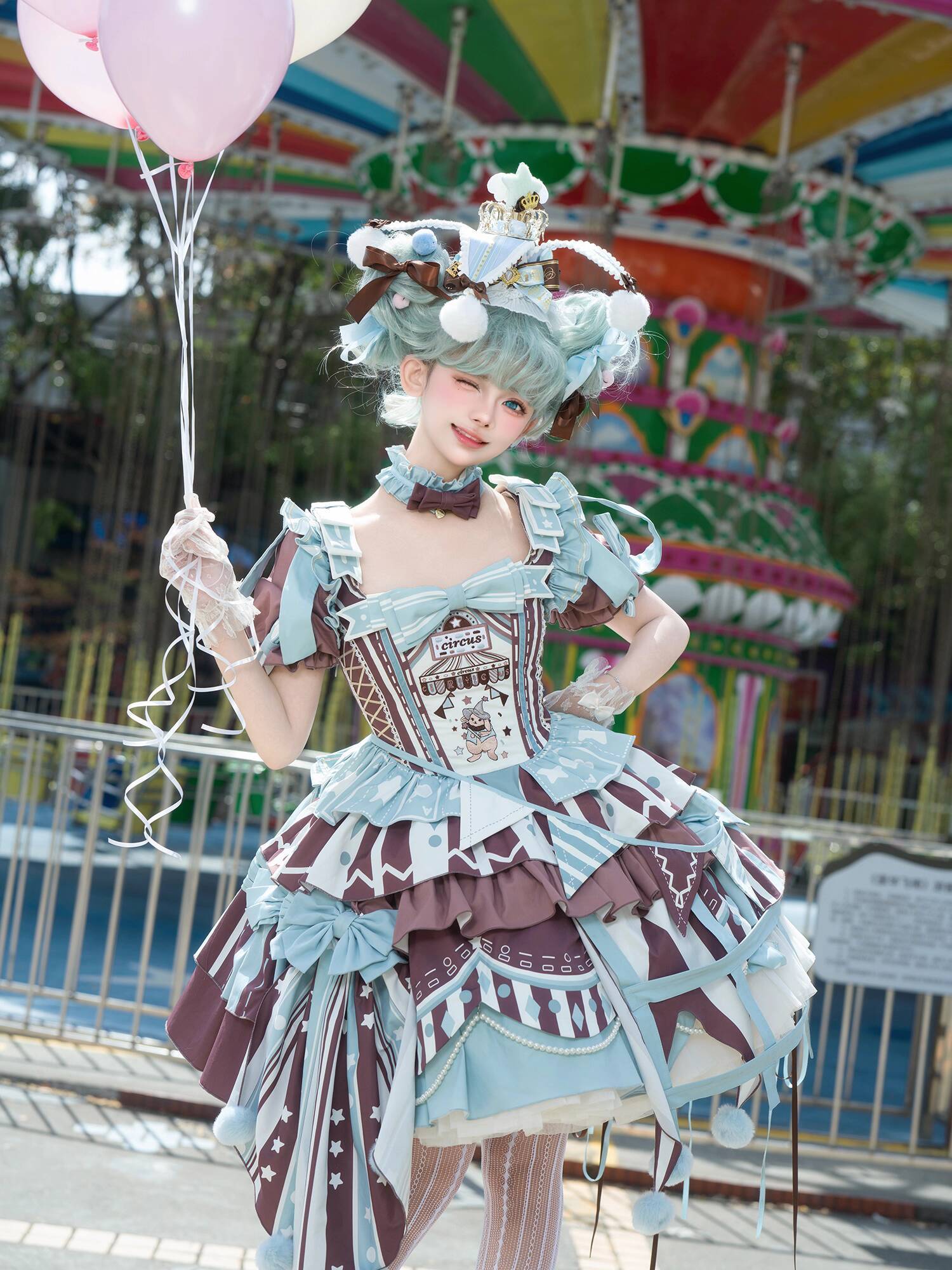 Rok Lolita Pembuka Karnaval Fi - Anime Cosplay Lolita ulasan dan harga