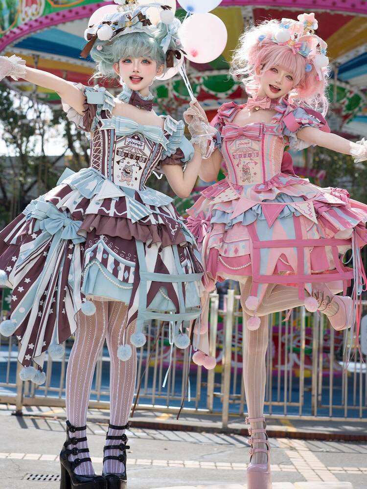 Rok Lolita Pembuka Karnaval Fi - Anime Cosplay Lolita ulasan dan harga