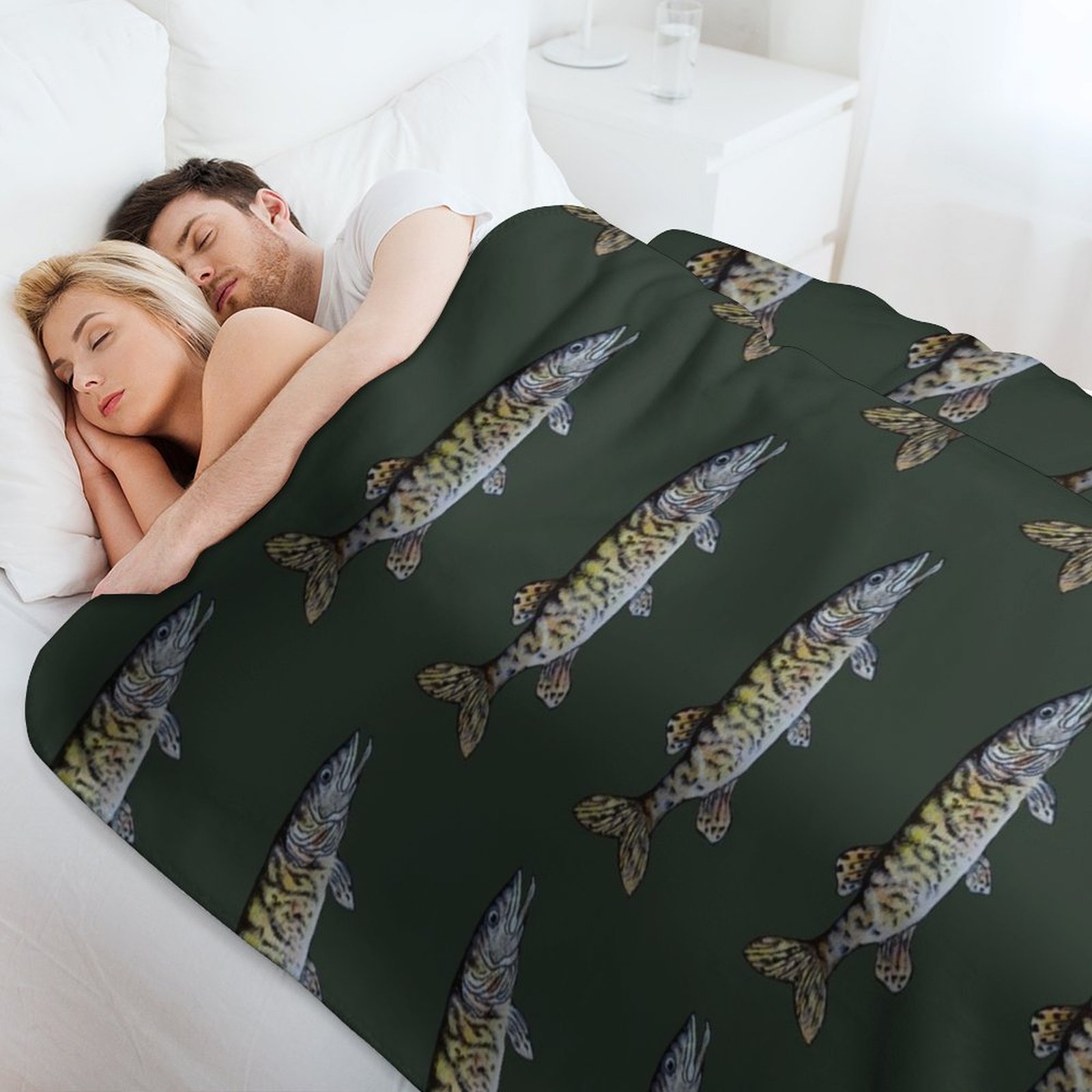 Selimut Lempar Motif Ikan Musk - Anime Cosplay Drawing ulasan dan harga