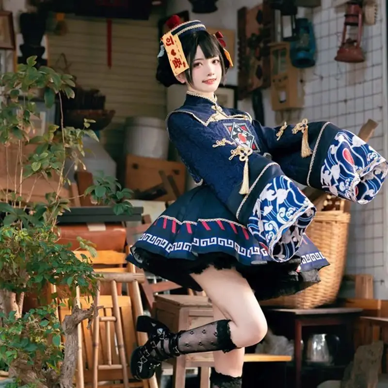 Gaun Manis Gaya Tiongkok Lolit - Anime Zombie Cosplay ulasan dan harga