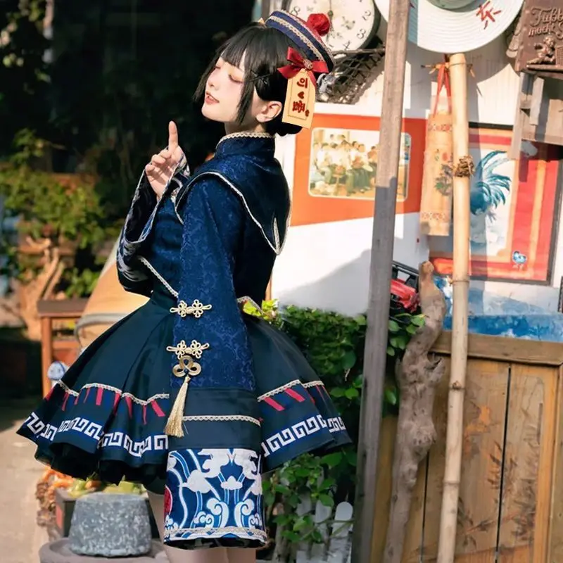 Gaun Manis Gaya Tiongkok Lolit - Anime Zombie Cosplay ulasan dan harga