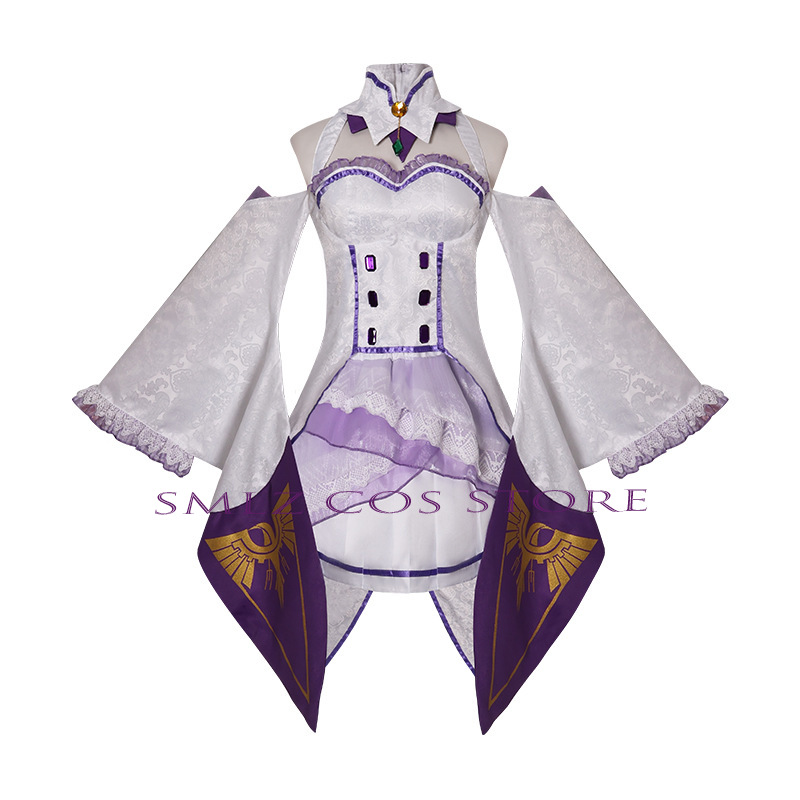Kostum Cosplay Emilia Anime Re - Anime Cosplay Dress For Women ulasan dan harga