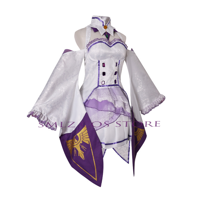 Kostum Cosplay Emilia Anime Re - Anime Cosplay Dress For Women ulasan dan harga