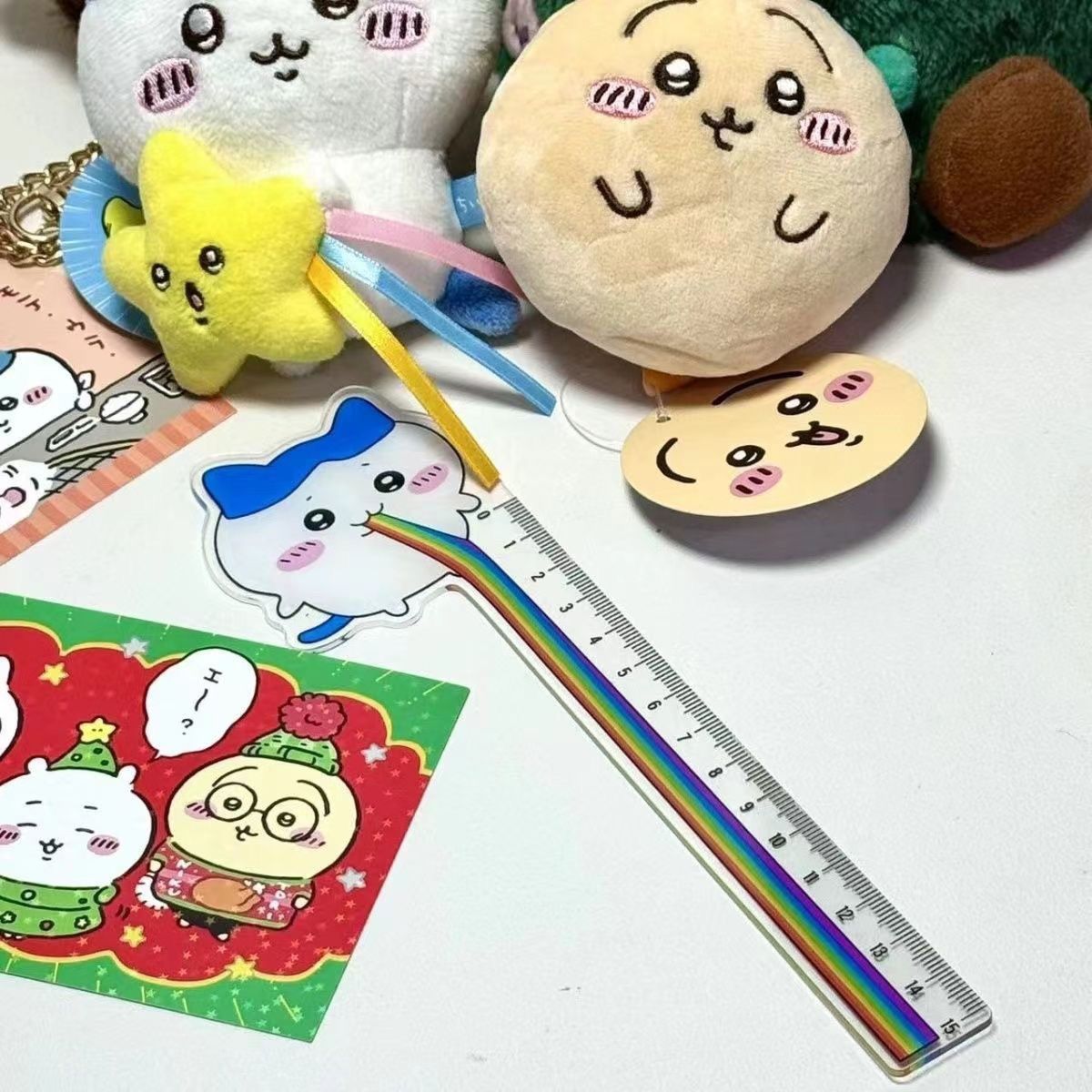 Penggaris Lurus Kawaii Chiikaw - Anime Cosplay Drawing ulasan dan harga