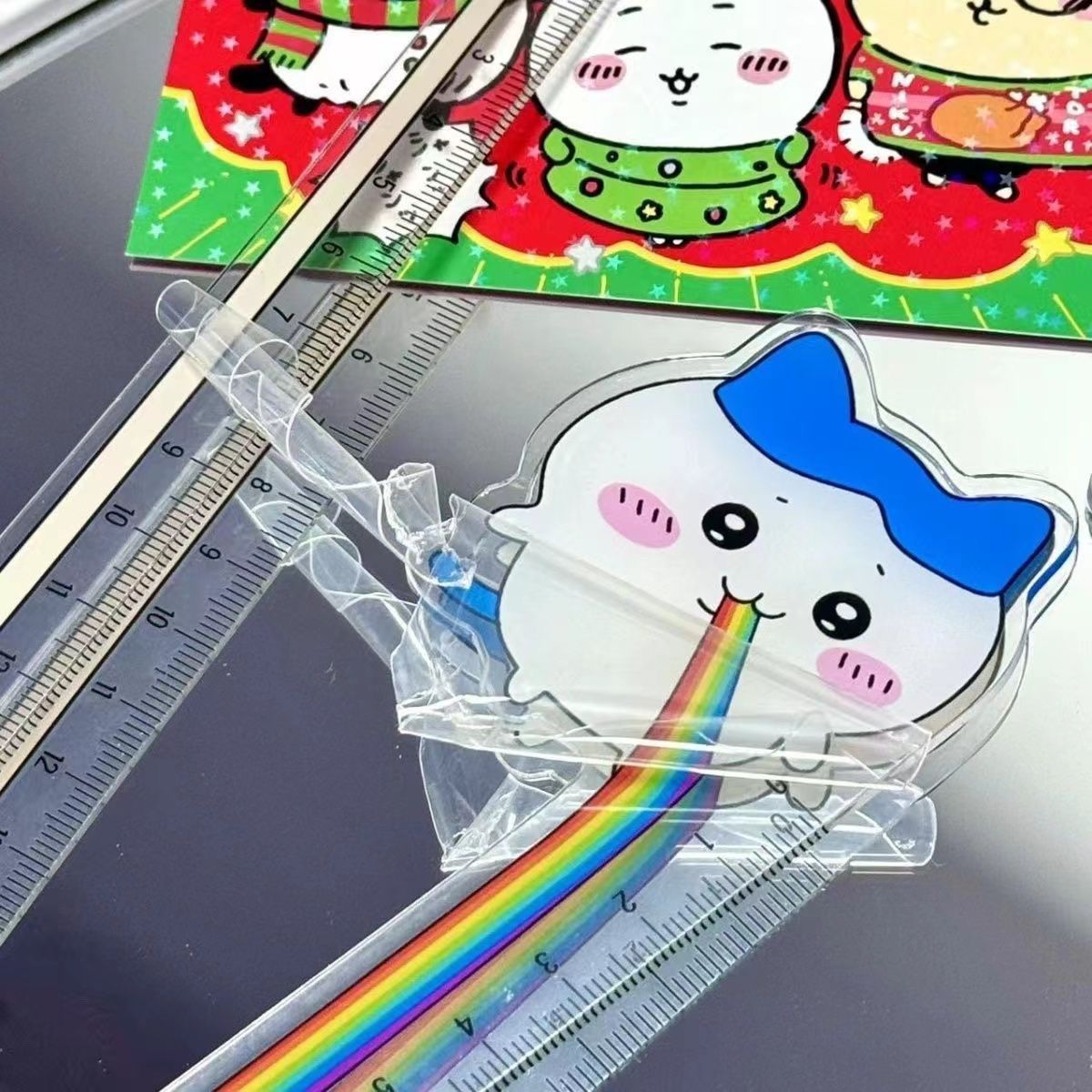 Penggaris Lurus Kawaii Chiikaw - Anime Cosplay Drawing ulasan dan harga