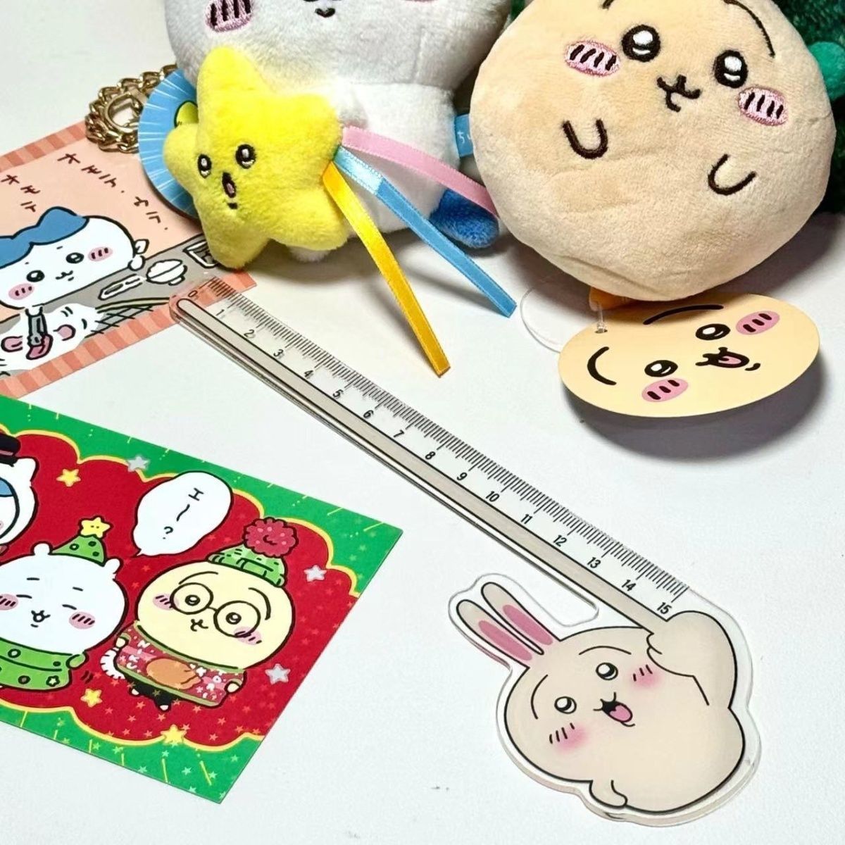 Penggaris Lurus Kawaii Chiikaw - Anime Cosplay Drawing ulasan dan harga