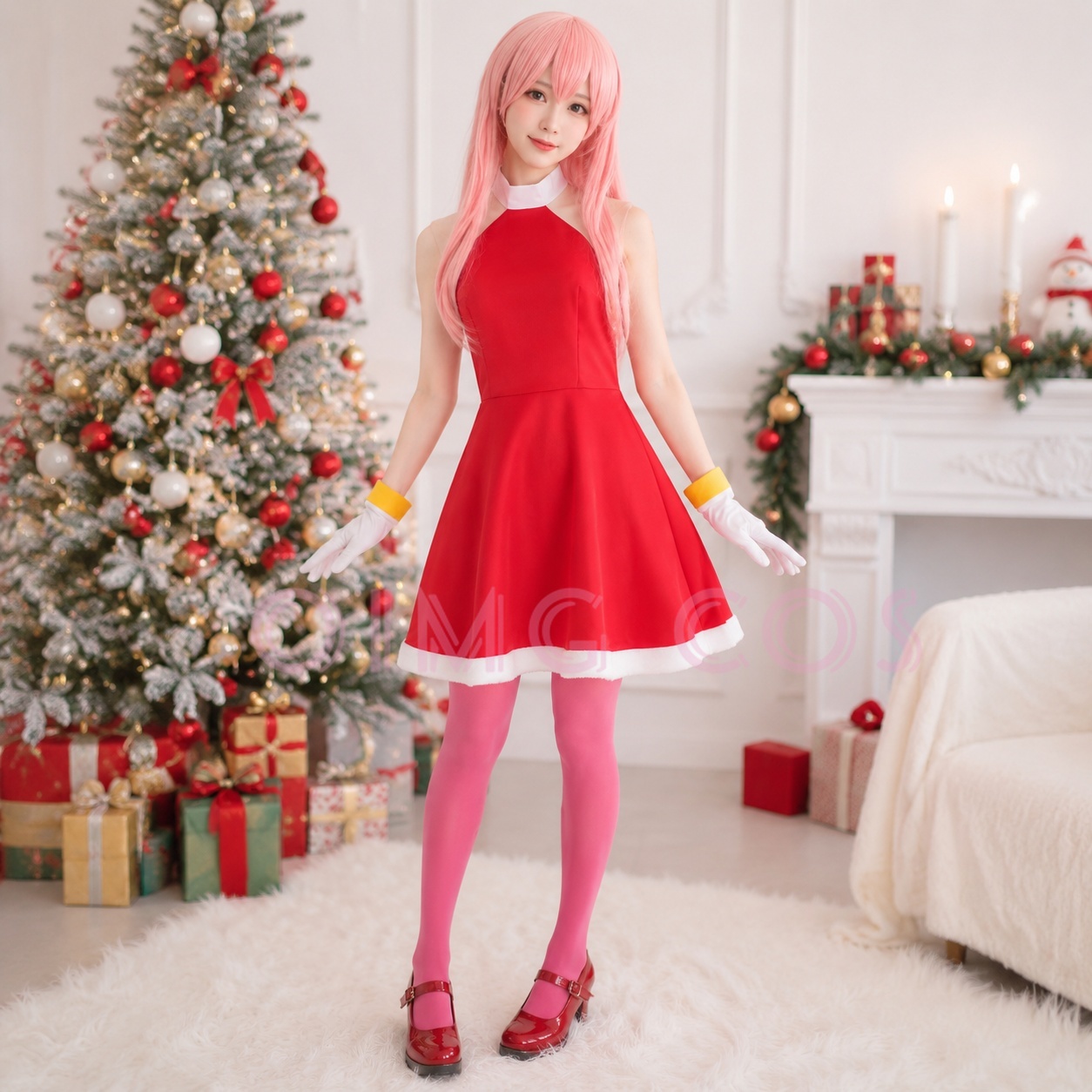 Kostum Cosplay Amy Rose Seraga - Anime Cosplay Dress For Women ulasan dan harga