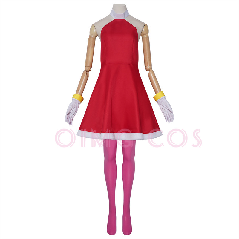 Kostum Cosplay Amy Rose Seraga - Anime Cosplay Dress For Women ulasan dan harga