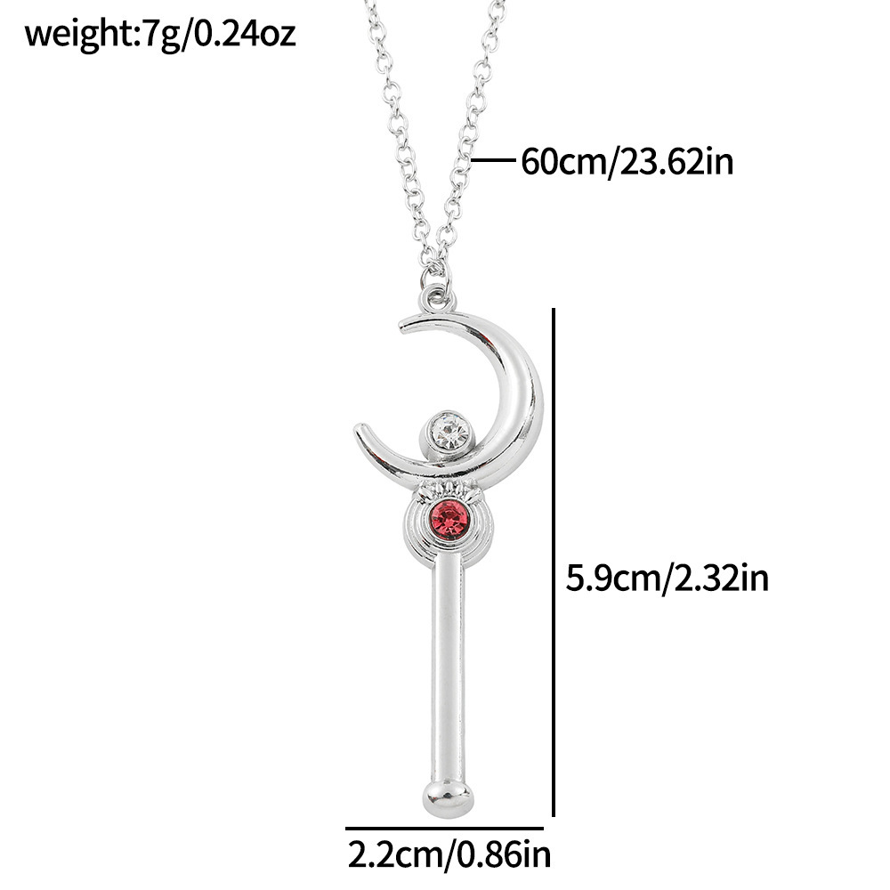 Kalung Tongkat Bulan Kartun An - Anime Cosplay Ideas Girl ulasan dan harga