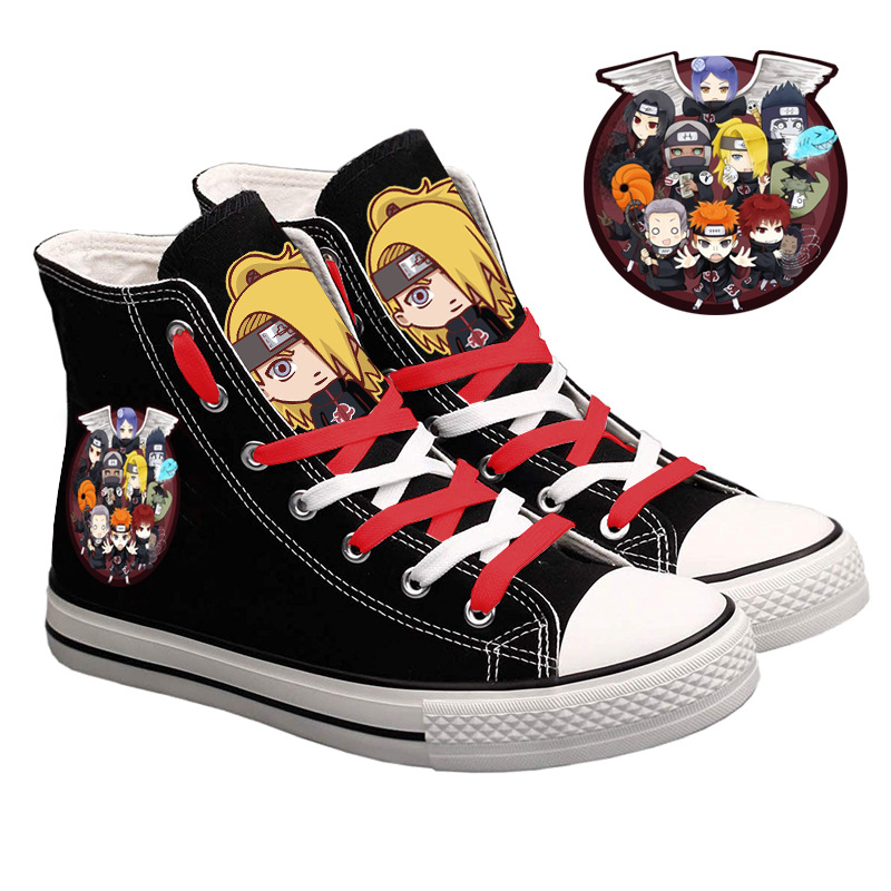 Sepatu Kanvas High-Top Naruto  - Anime Cosplay Idea ulasan dan harga