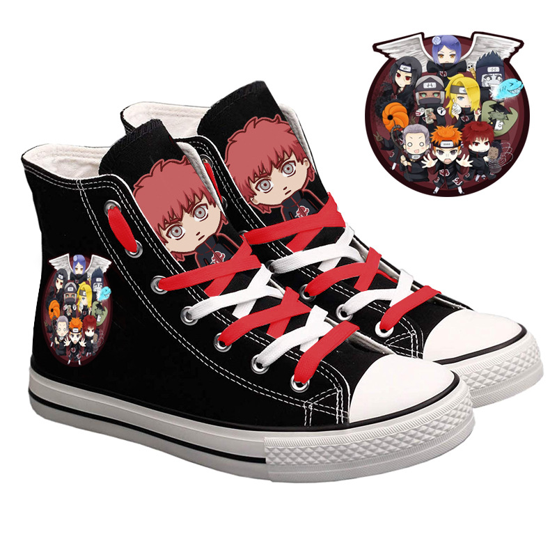 Sepatu Kanvas High-Top Naruto  - Anime Cosplay Idea ulasan dan harga