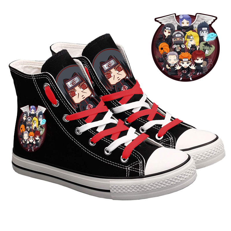 Sepatu Kanvas High-Top Naruto  - Anime Cosplay Idea ulasan dan harga