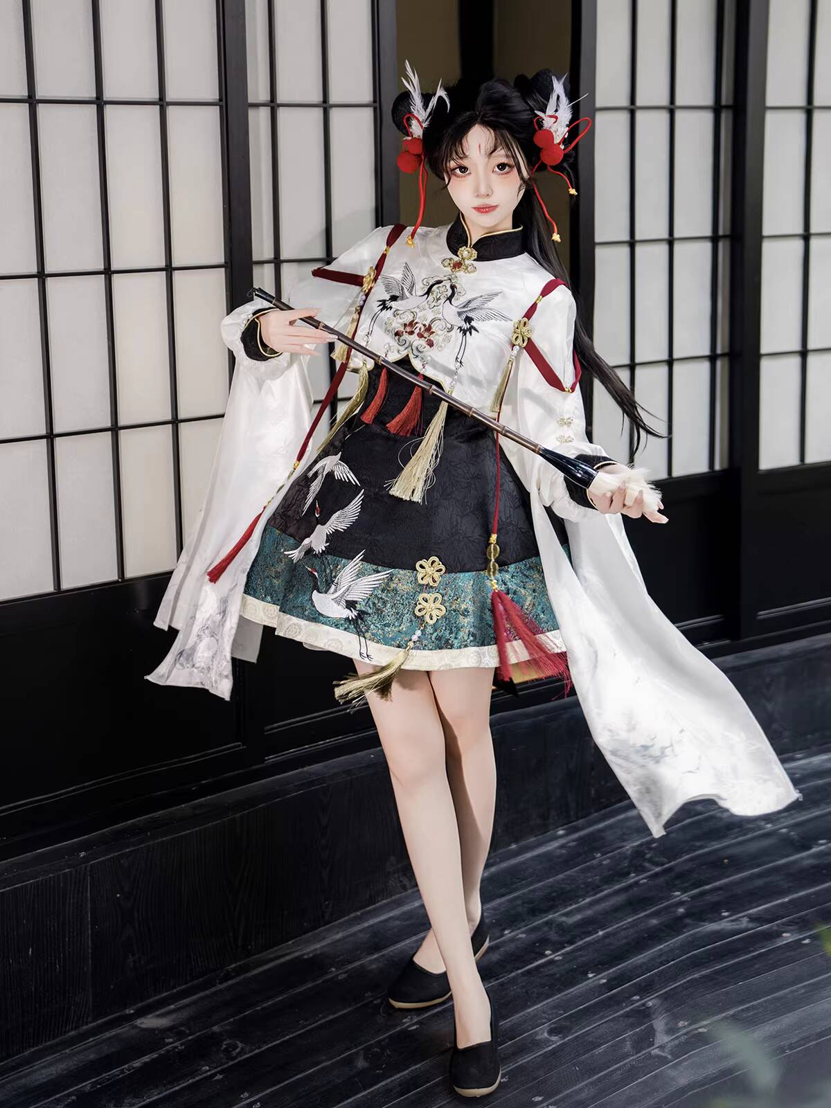 Setelan Gaun Jaket Gaya Cina B - Anime Cosplay Lolita ulasan dan harga