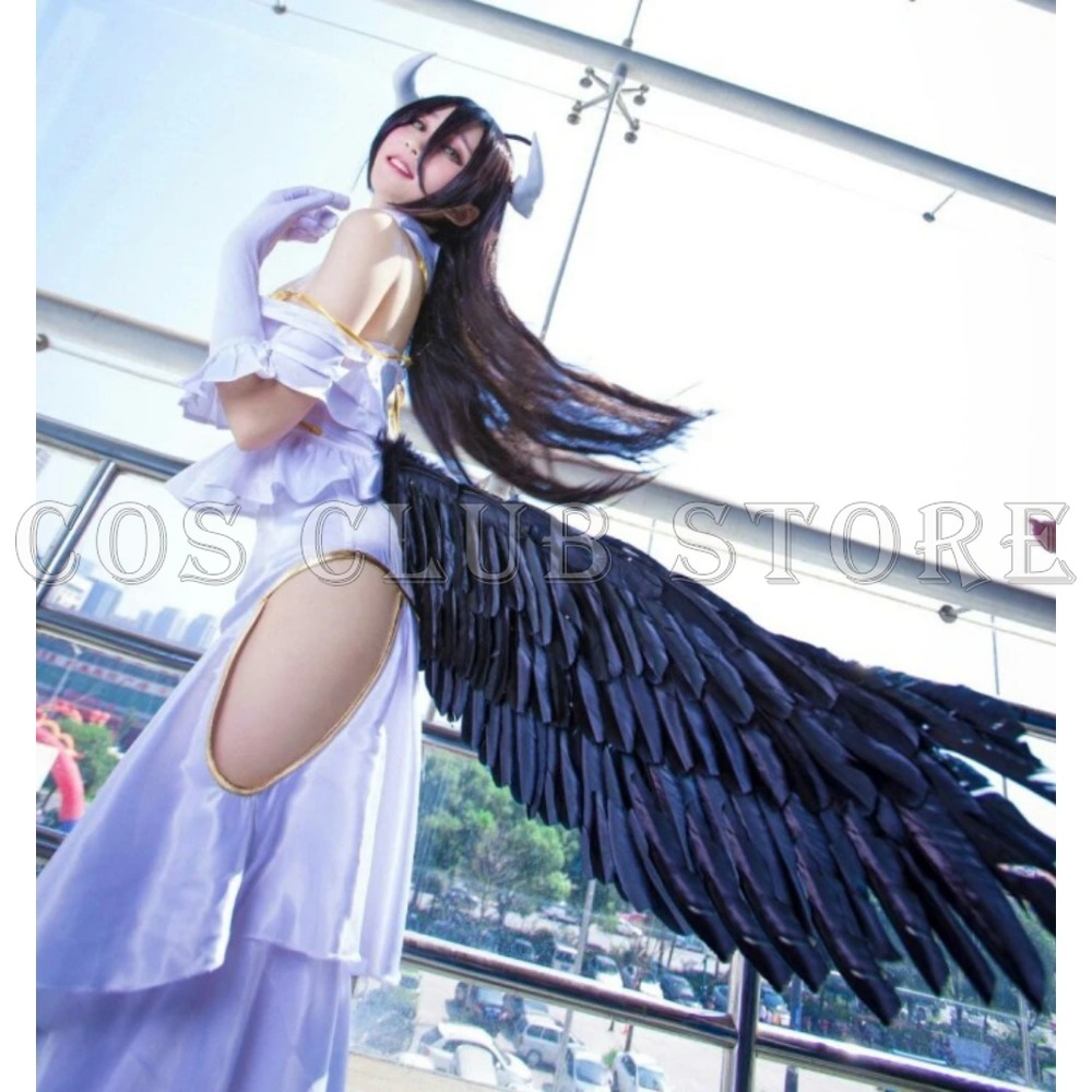 Gaun tuan Anime Cosplay tanduk - Anime Cosplay Albedo ulasan dan harga