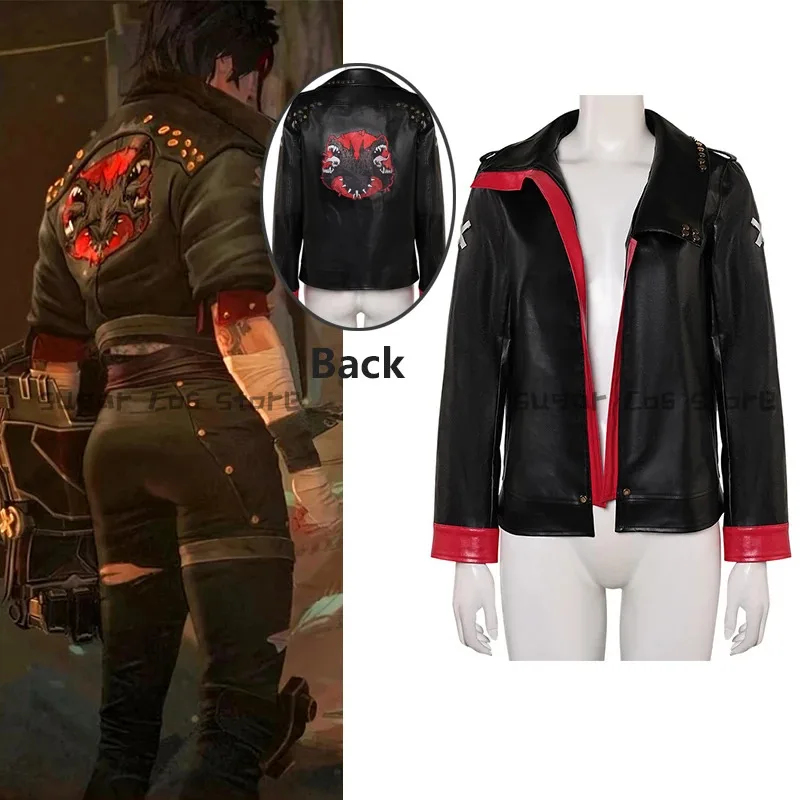 LOL Arcane Season 2 Vi Kostum  - Cosplay Anime Black Hair ulasan dan harga