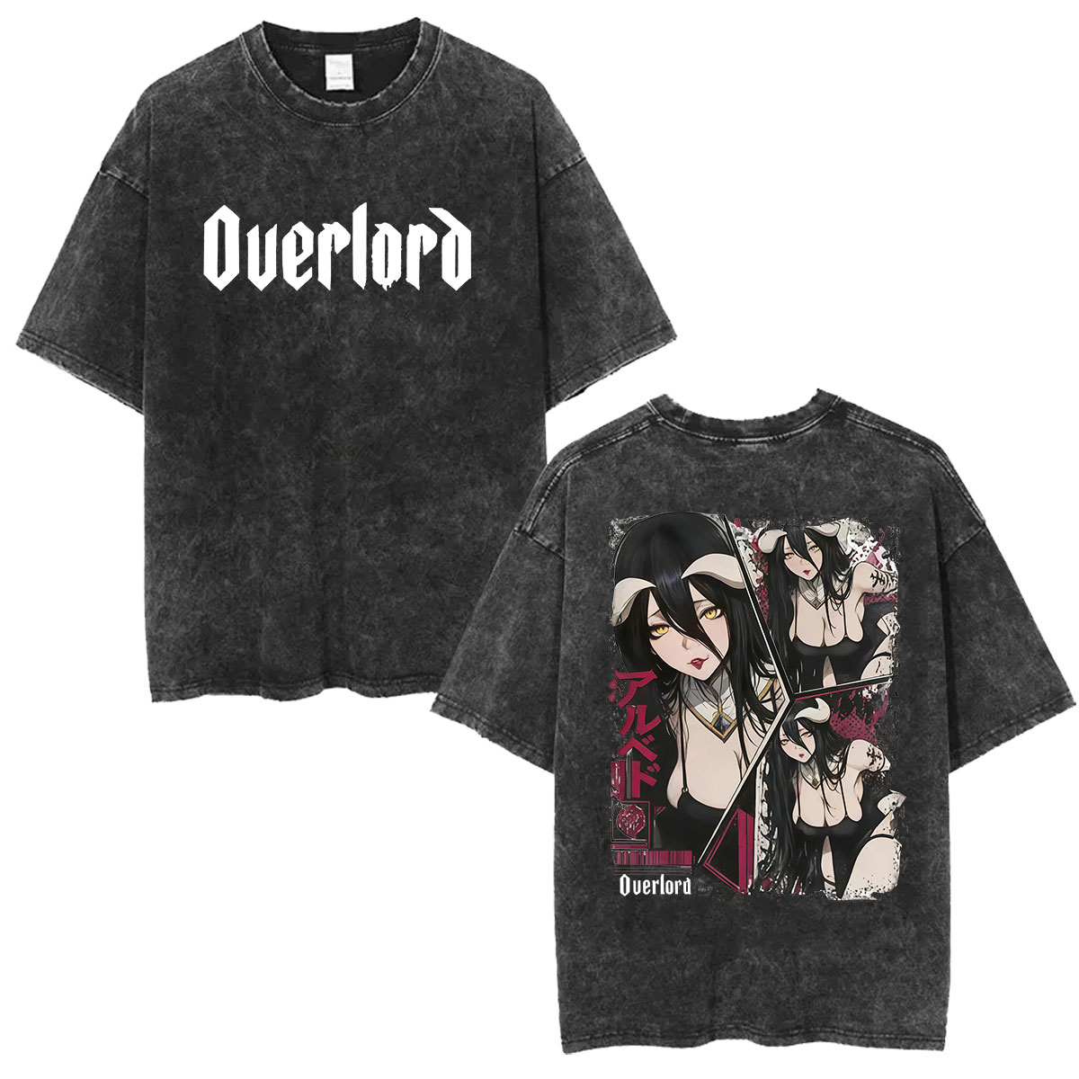 Kaos Grafis Anime Overlord Alb - Anime Cosplay Albedo ulasan dan harga