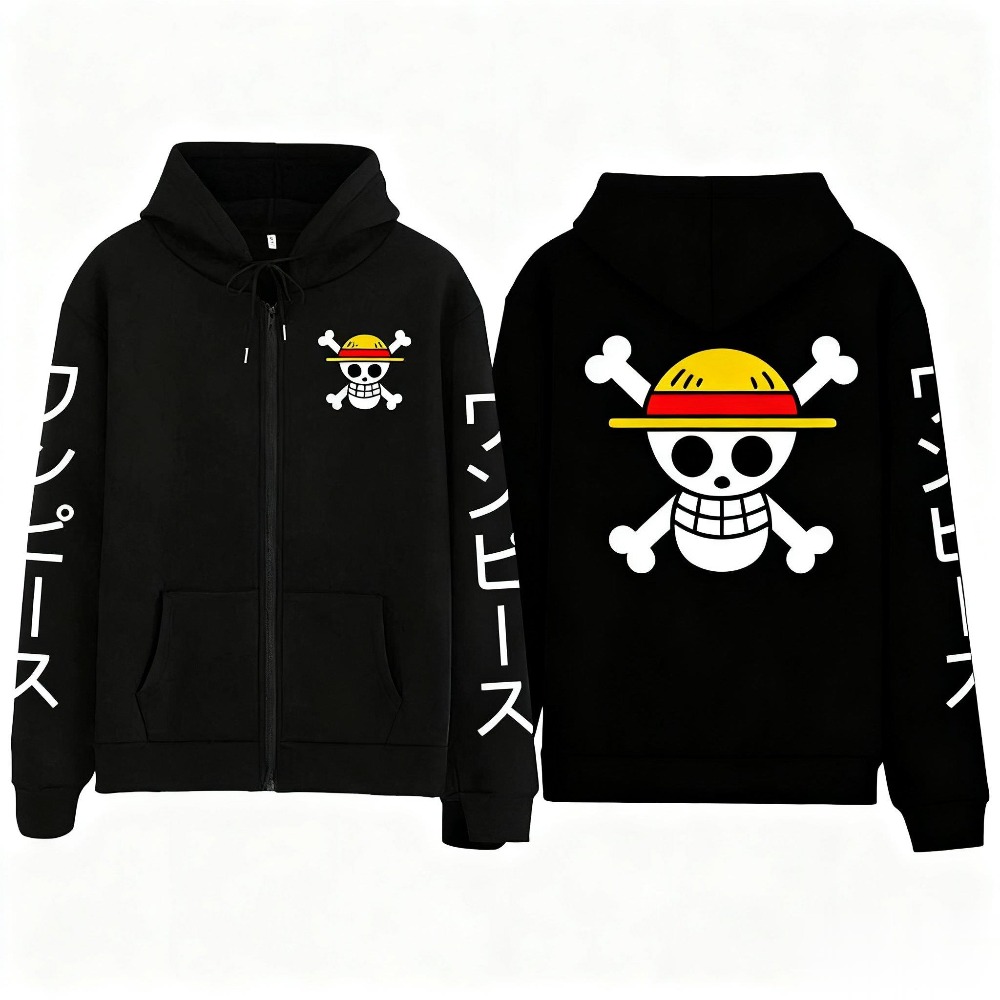 Sweater Hoodie Anime Luffy Uku - Anime Cosplay Luffy ulasan dan harga