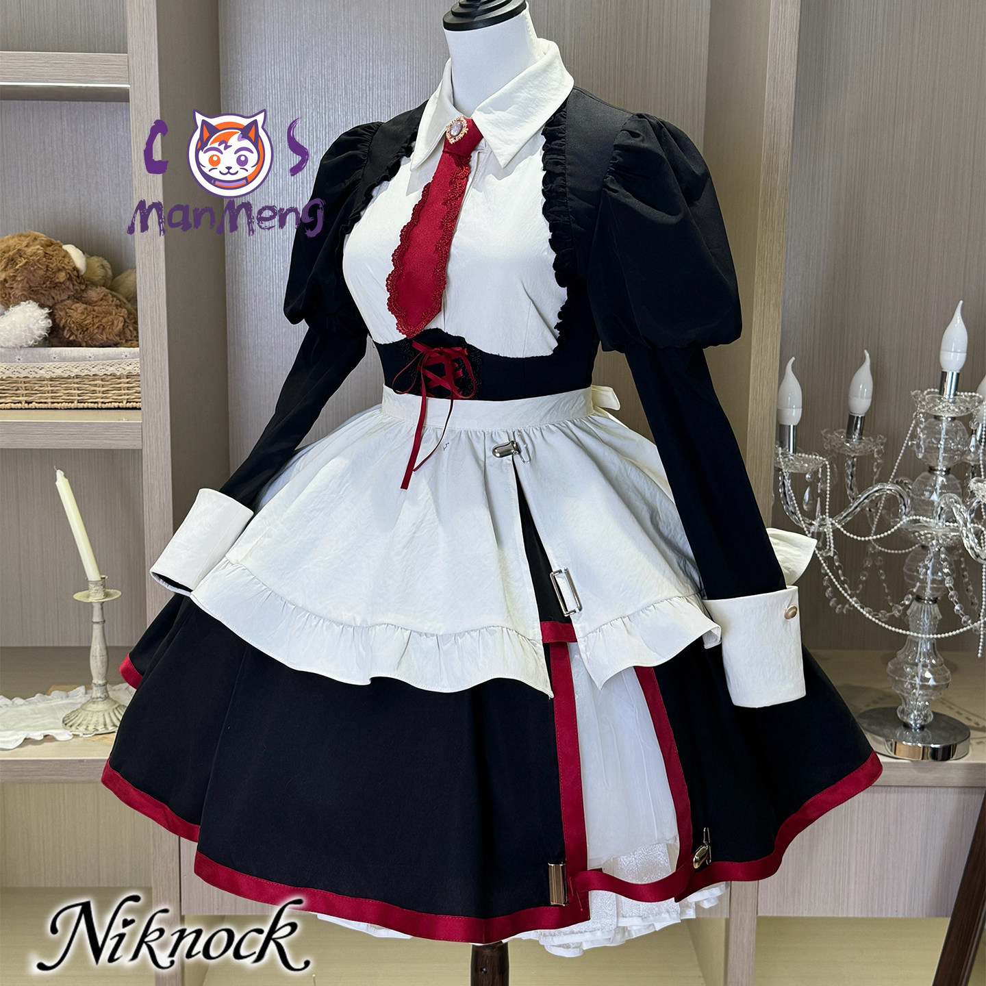 Kostum Cosplay Game When They  - Anime Cosplay Maid ulasan dan harga