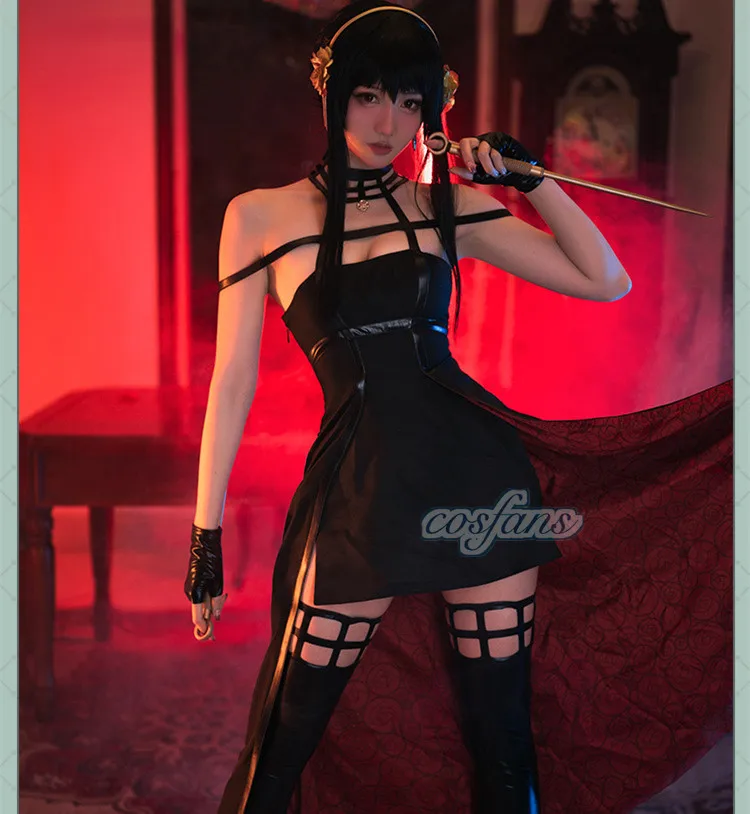 Spy X Family Yor Forger Cospla - Anime Cosplay Yor Forger ulasan dan harga