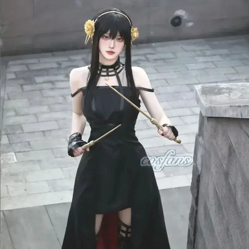 Spy X Family Yor Forger Cospla - Anime Cosplay Yor Forger ulasan dan harga