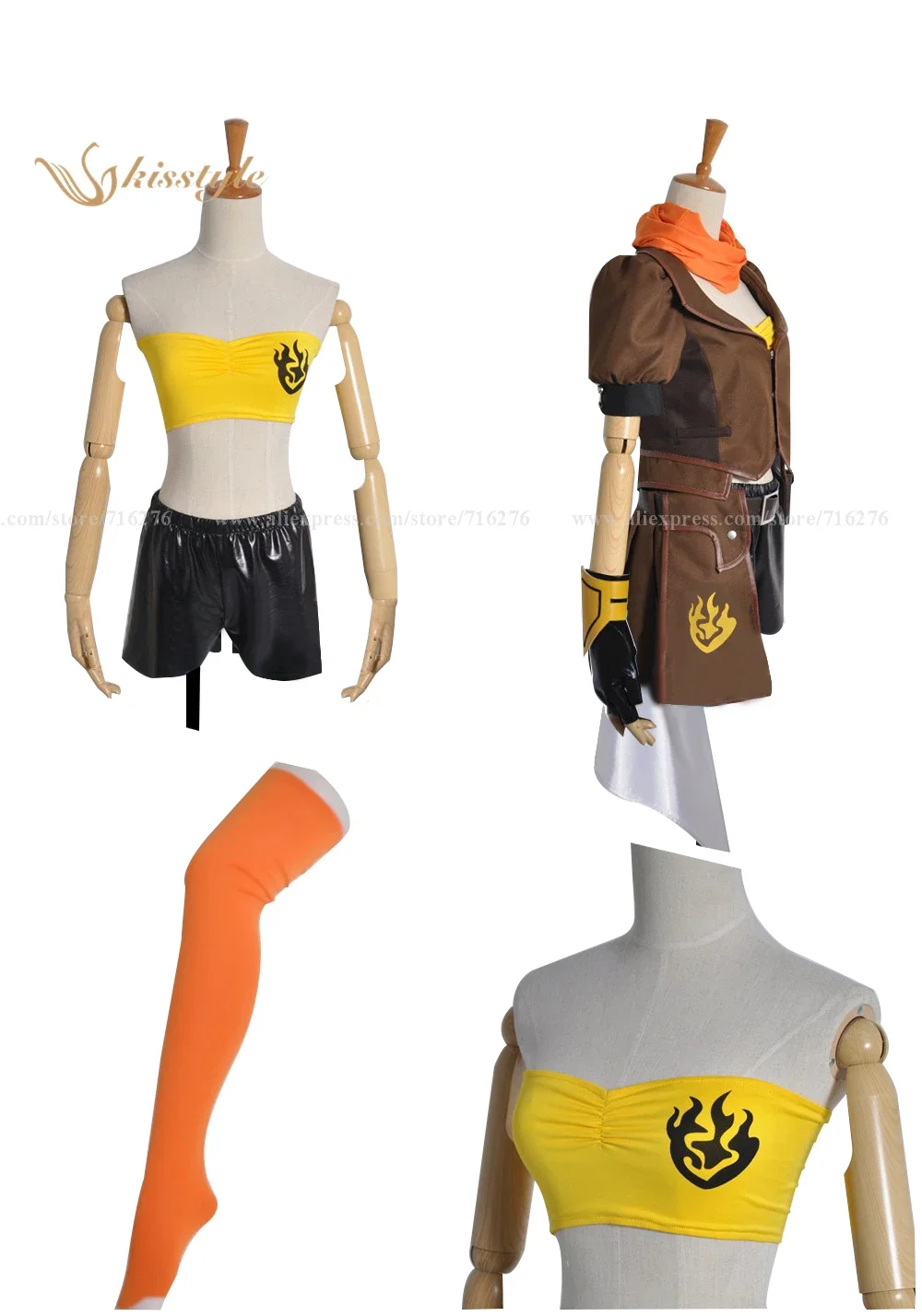 Kostum Cosplay Anime Ruby Yell - Anime Yang Cosplay ulasan dan harga