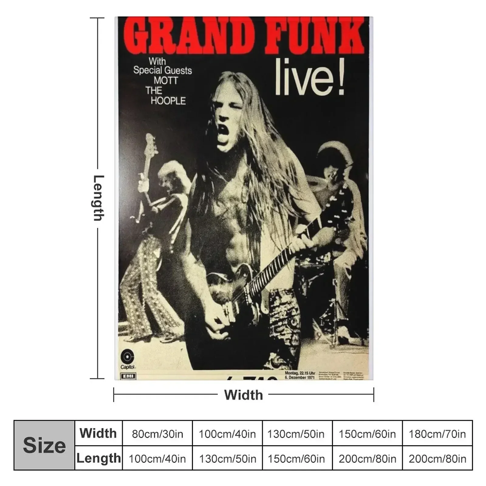 Grand Funk - Poster Konser. Se - Anime Cosplay Idea ulasan dan harga