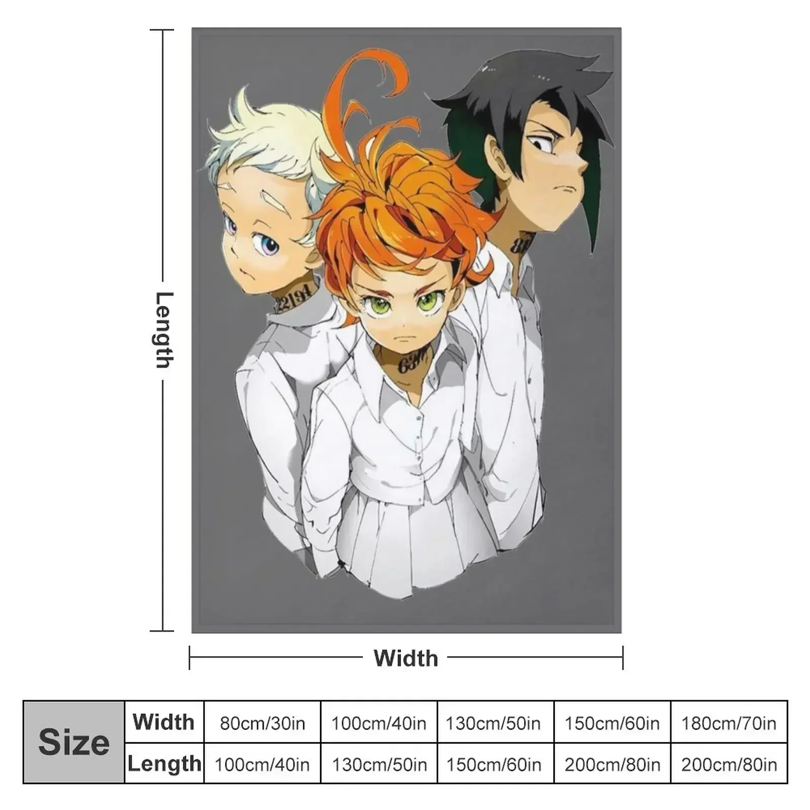 Selimut Promised Neverland unt - Anime Cosplay Idea ulasan dan harga