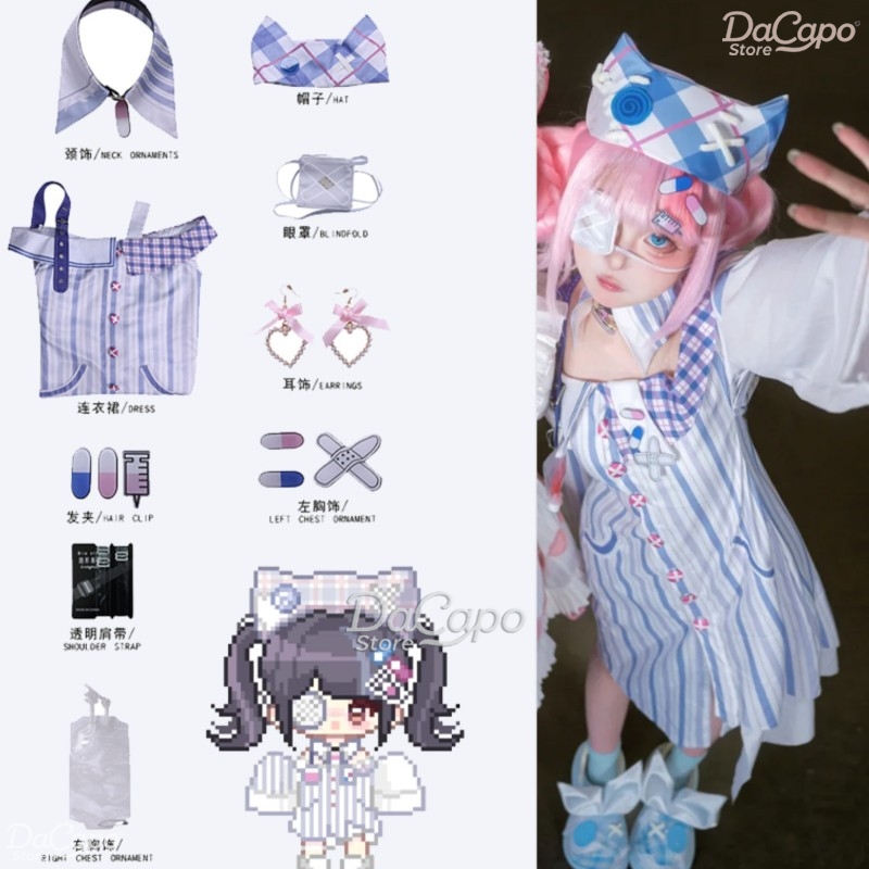 Kostum Cosplay Game Infinity N - Anime Cosplay Ideas Girl ulasan dan harga