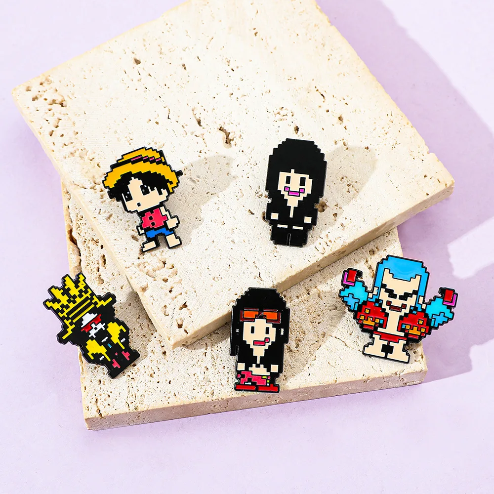 5 Buah Bros Gaya Pixel Kreatif - Anime Cosplay Luffy ulasan dan harga