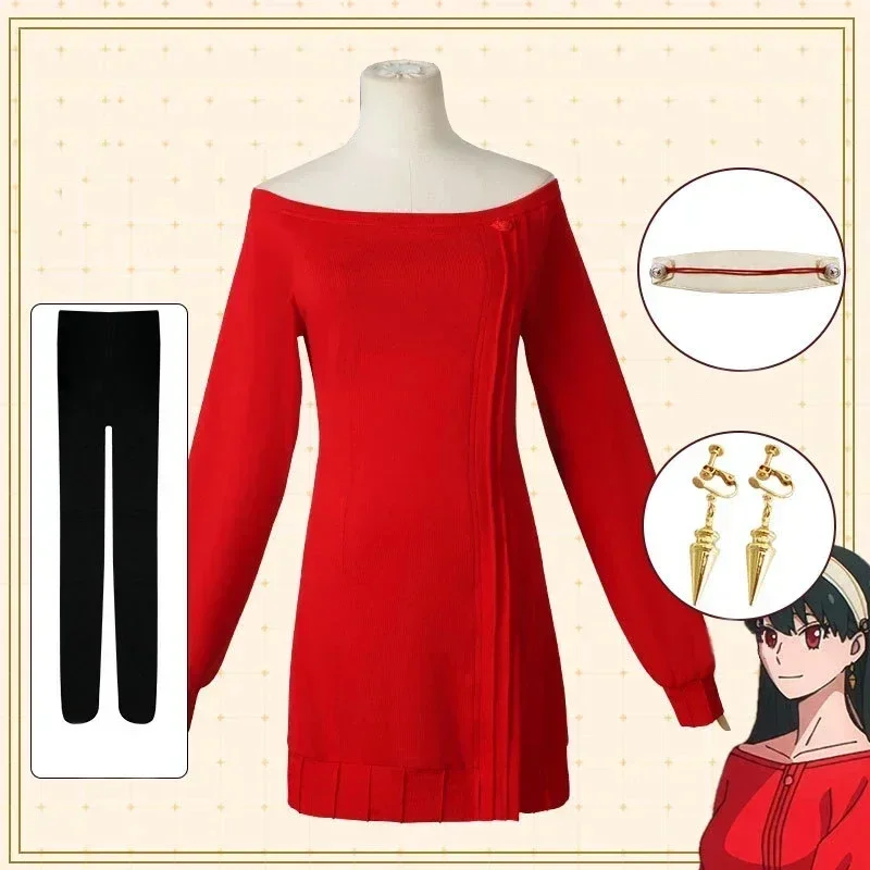 Yor Forger Cosplay Sweater Raj - Anime Cosplay Yor Forger ulasan dan harga