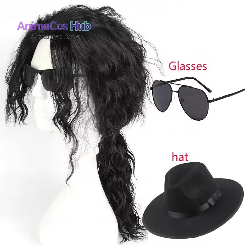Cosplay Anime Michael Jackson, - Cosplay Anime Black Hair ulasan dan harga