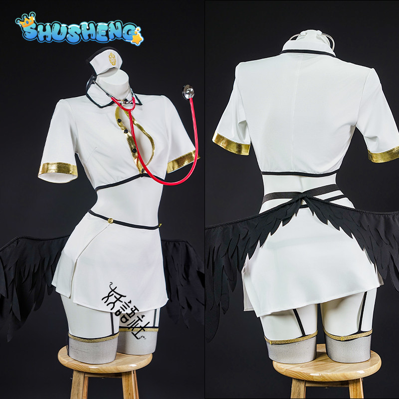 Kostum Cosplay Anime Overlord  - Anime Cosplay Albedo ulasan dan harga