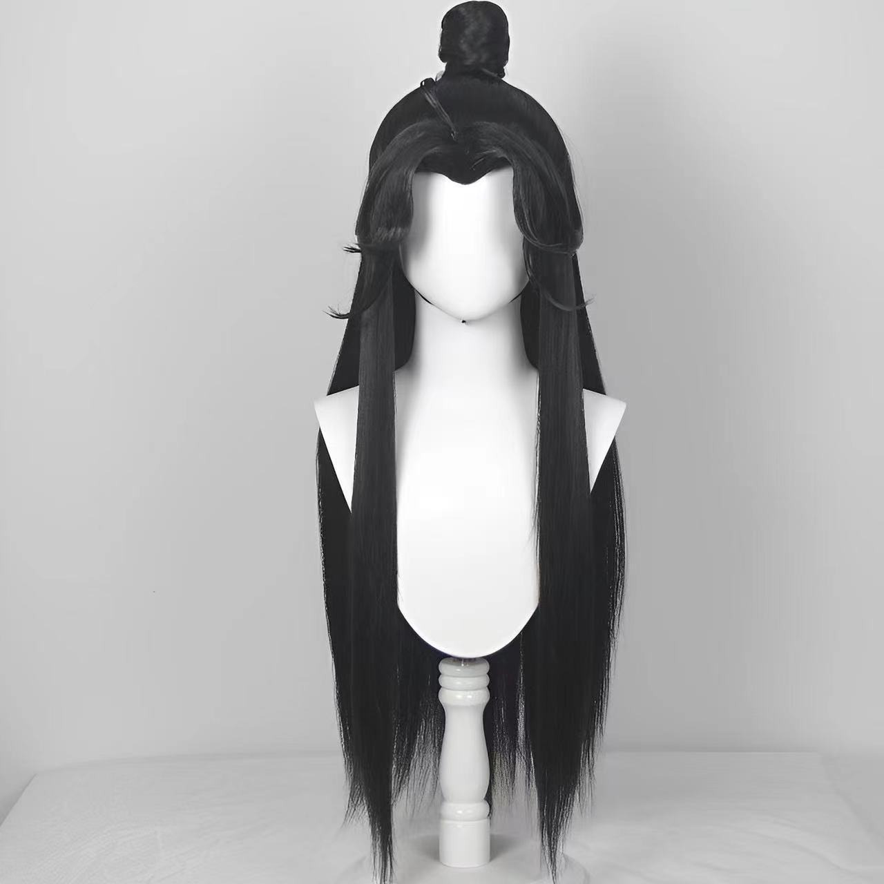 Rambut Hitam Lurus Panjang unt - Cosplay Anime Black Hair ulasan dan harga