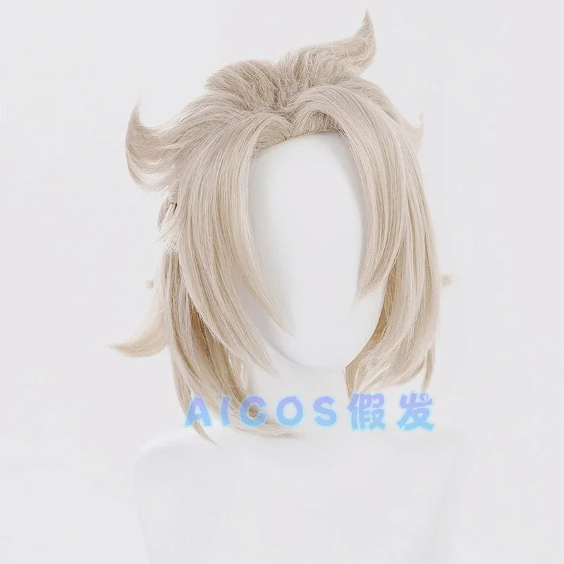Wig Linen Pendek 35Cm Cosplay  - Anime Cosplay Albedo ulasan dan harga