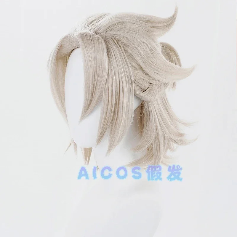 Wig Linen Pendek 35Cm Cosplay  - Anime Cosplay Albedo ulasan dan harga